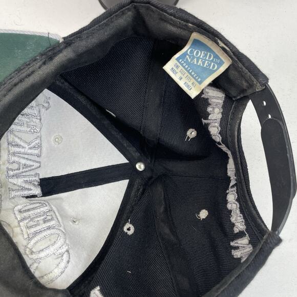 Coed Naked Ice Hockey Hat Men's OS Black Snapback On Ice Is Twice As Nice Cap - Picture 8 of 12